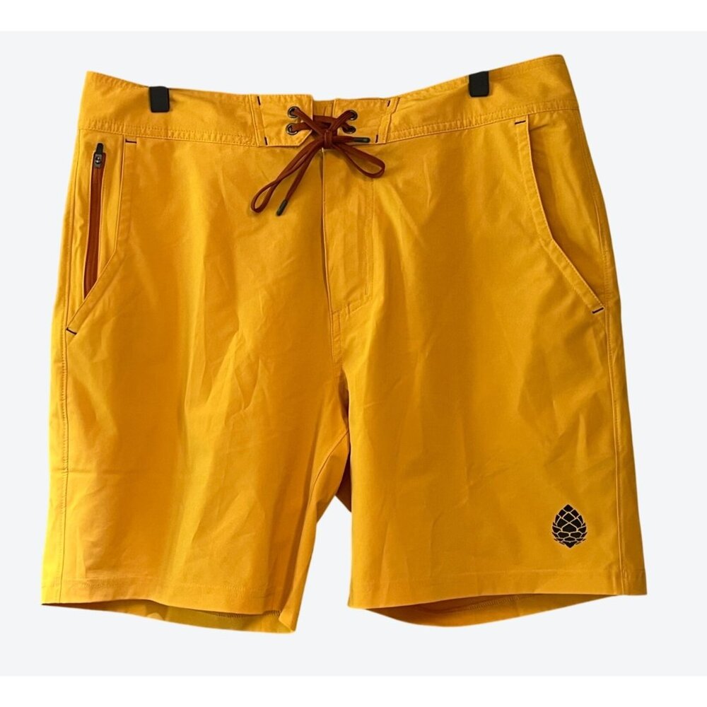 Stio CFS Yellow Men's Swim Shorts